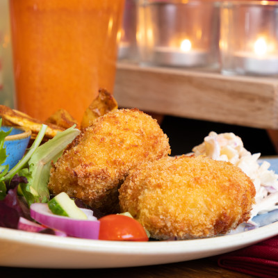 Restaurant Tavistock - Fishcakes - Robertsons Restaurant